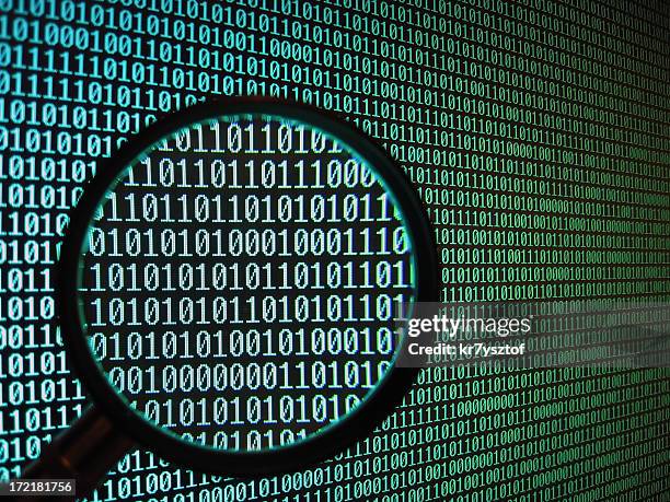 binary code with python and magnifying lens stock... 383 Binary Code Magnifying Glass Stock Photos, High-Res Pictures, and ...