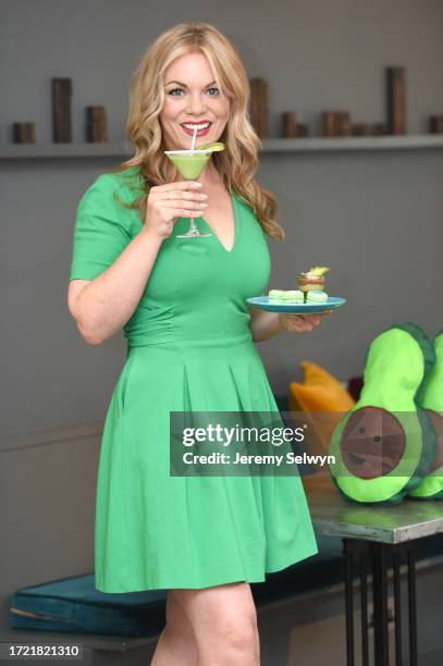 Meredith O'Shaughnessy Ceo Of Ohlala Ltd And Meredith Collective At Her Pop Up Avocado Restaurant In The Printworks Kitchen In London. 06-April-2016