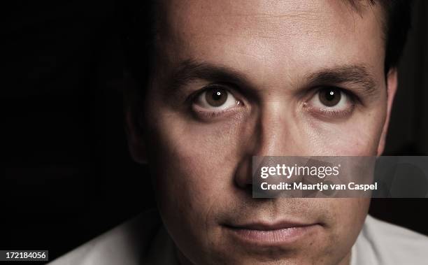 portrait of a man - face close up bildbanksfoton och bilder
