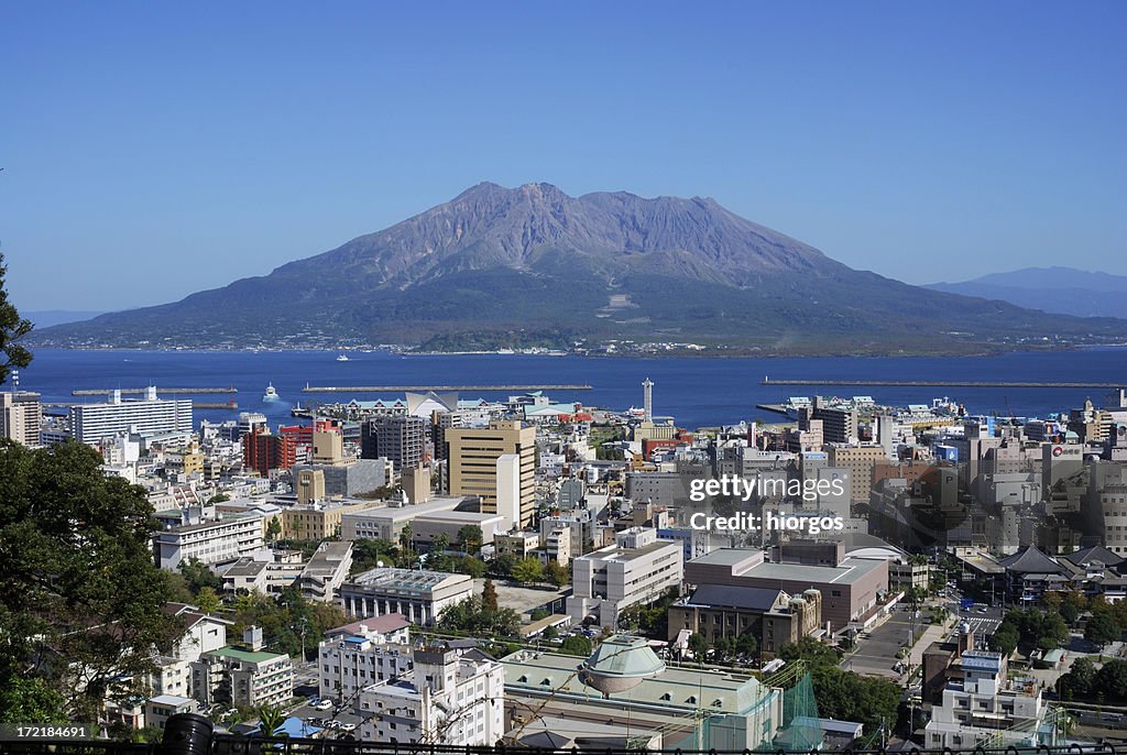 鹿児島と sakurajima