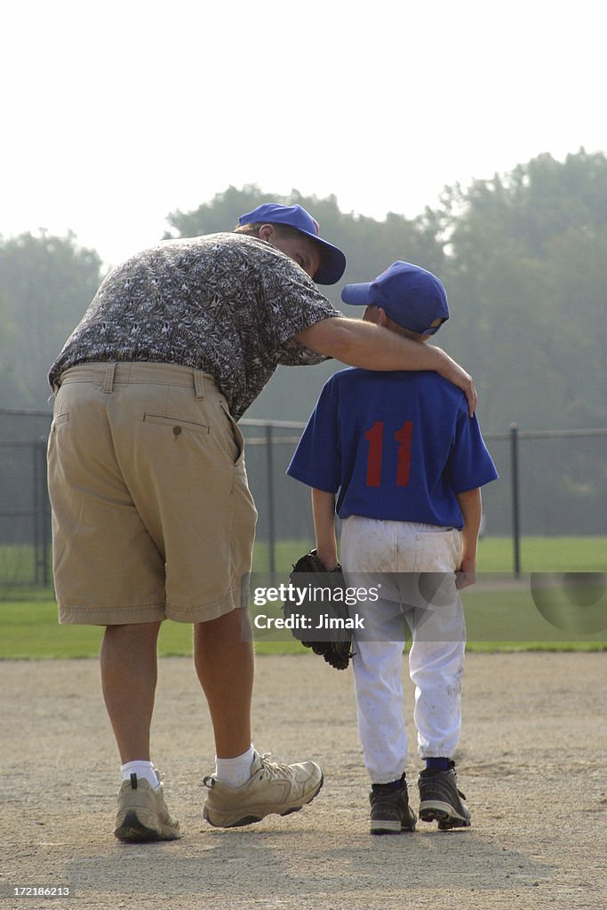 Baseball Boy and Dad/Coach 2