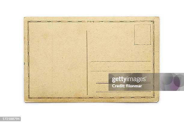 vintage-postkarte - postkarte stock-fotos und bilder