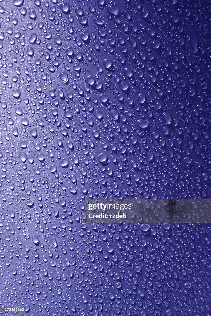 Blue Beads of Rain