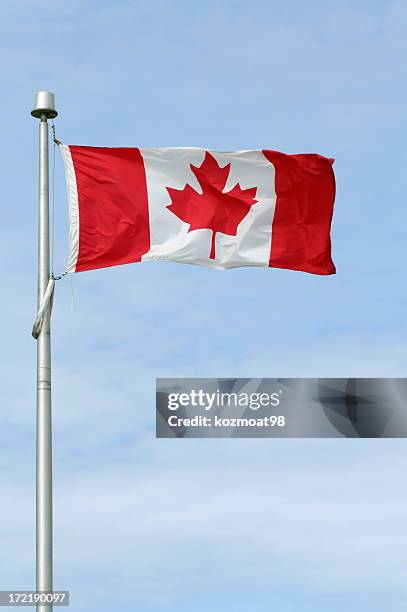 canadian flag - 2 - canada flag stock pictures, royalty-free photos & images