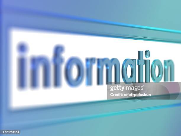 information - information symbol stockfoto's en -beelden