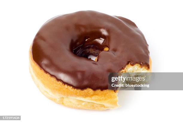 donut bite - missing bite stock pictures, royalty-free photos & images