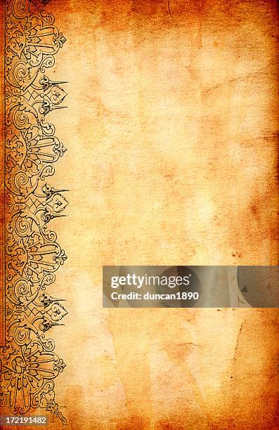 grunge background - parchment scroll stock illustrations