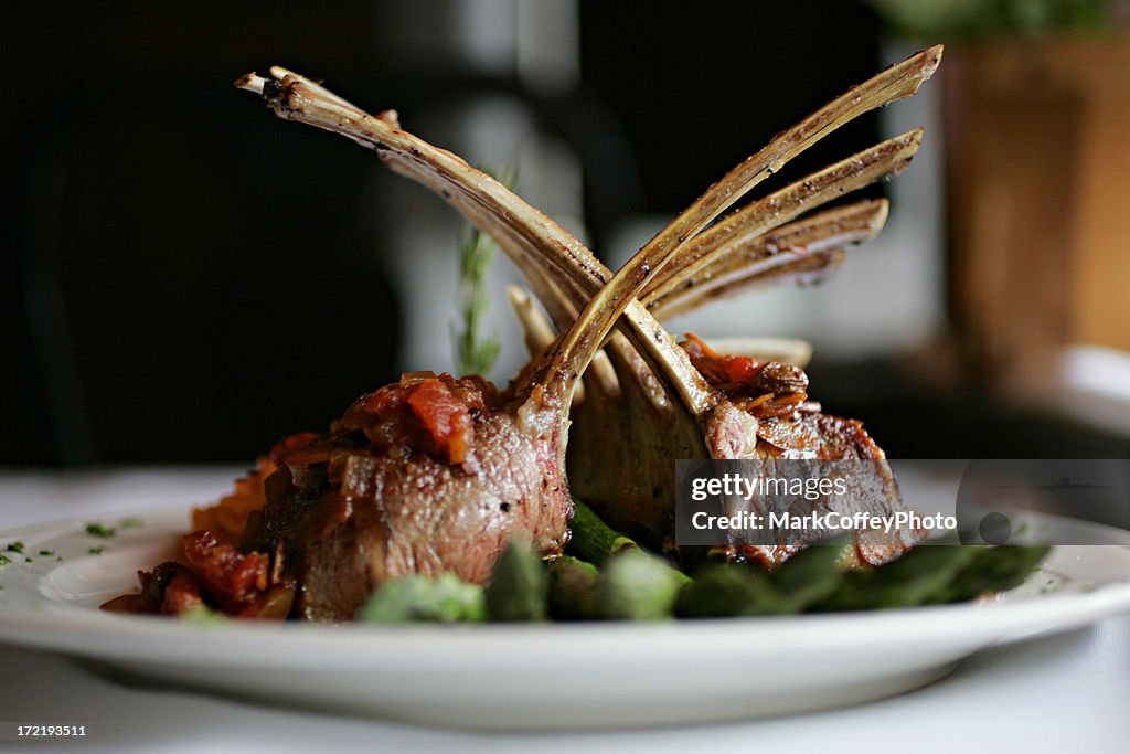 Rack of Lamb center focus