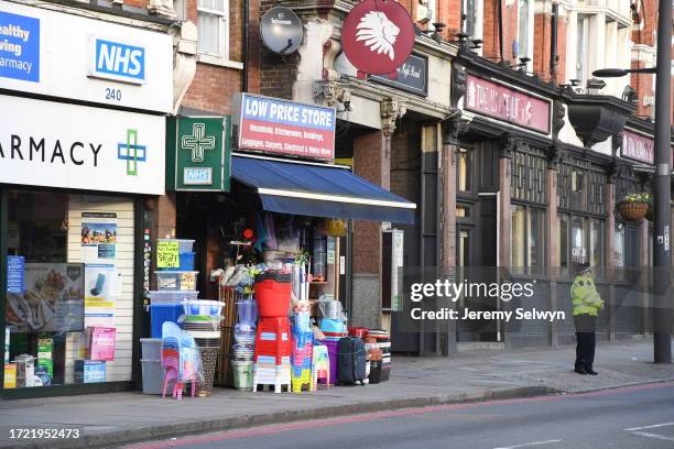 Terror Scene This Morning In Streatham .Low Price Store..A Shopkeeper Tried To Prevent Sudesh Amman From Snatching The Kitchen Knife Which He Used To...