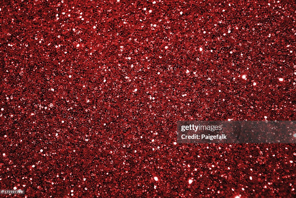 Rote Glitter