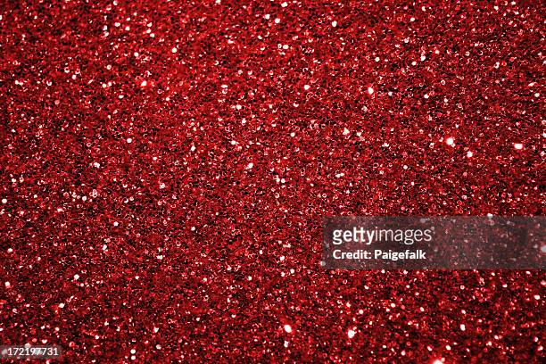 rosso glitter - rosso foto e immagini stock
