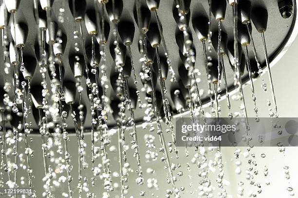 shower head - hot shower stock pictures, royalty-free photos & images