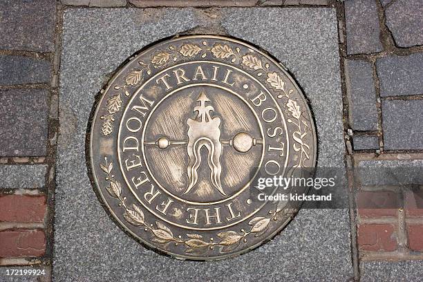 boston's freedom trail - boston massachusetts landmark stock pictures, royalty-free photos & images