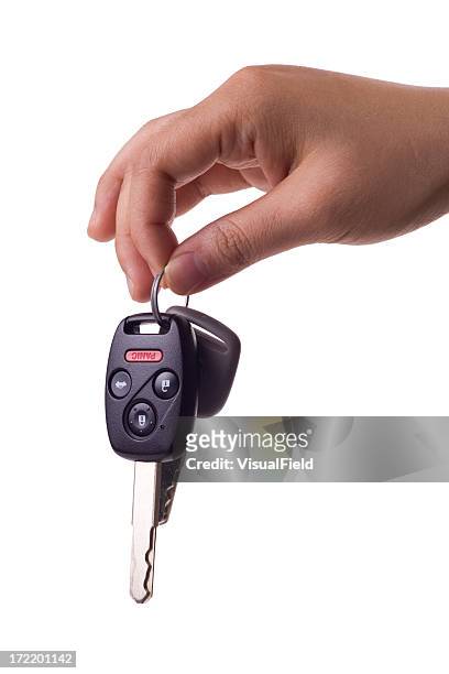 new car keys - car keys on white stock pictures, royalty-free photos & images