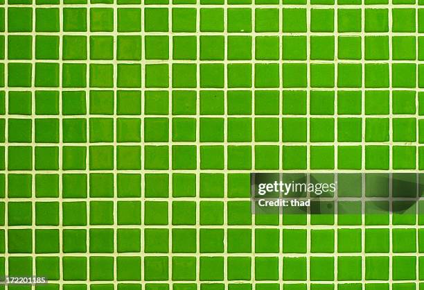 green ceramic tiles - tiled floor stock pictures, royalty-free photos & images