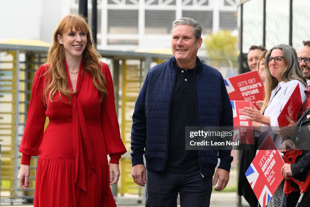 Labour Leadership Arrives In Liverpool Ahead Of Party Conference