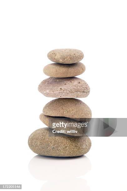 balancing stones - rock object stock pictures, royalty-free photos & images