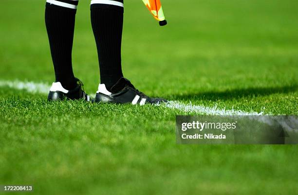 soccer referee - referee stripes stock pictures, royalty-free photos & images