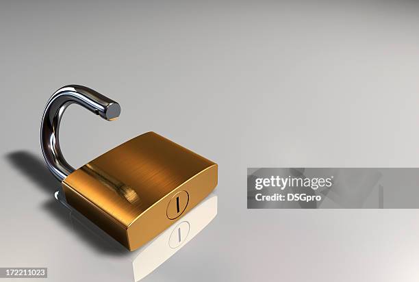 clear padlock - open padlock stock pictures, royalty-free photos & images