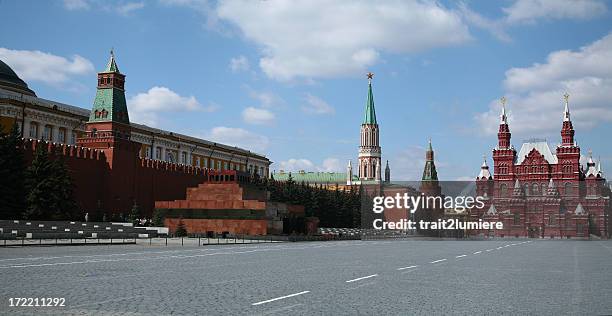 praça vermelha de moscou, federação russa - mausoléu - fotografias e filmes do acervo