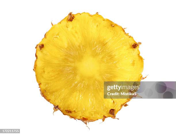 pinapple slice - chopped food stock pictures, royalty-free photos & images