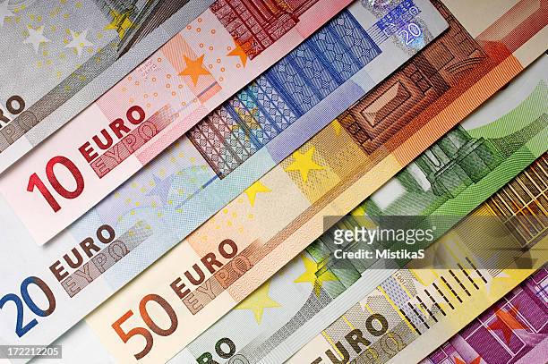 sfondo di soldi - eu valuta foto e immagini stock