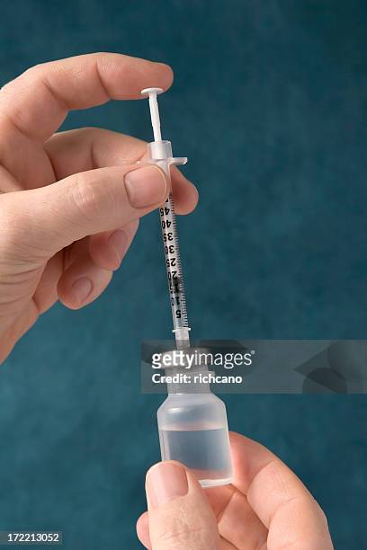 syringe 03 - insulin stock pictures, royalty-free photos & images