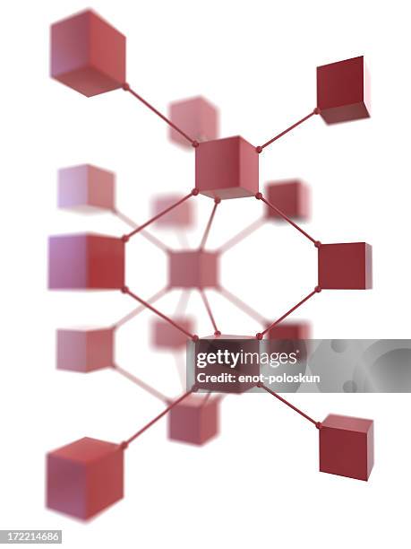 3d scheme - computer network diagram stock pictures, royalty-free photos & images