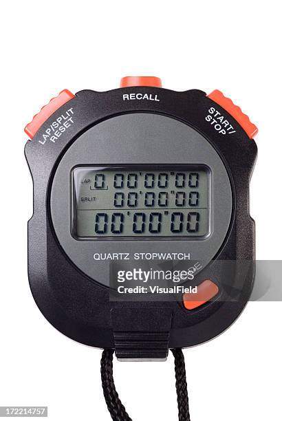 digitale stoppuhr - stop watch stock-fotos und bilder