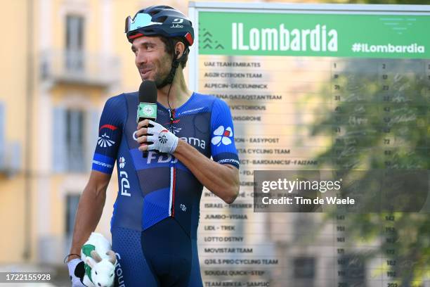 Thibaut Pinot of France and Team Groupama - FDJ prior to the 117th Il Lombardia 2023 a 238km one day race from Como to Bergamo / #UCIWT / on October...