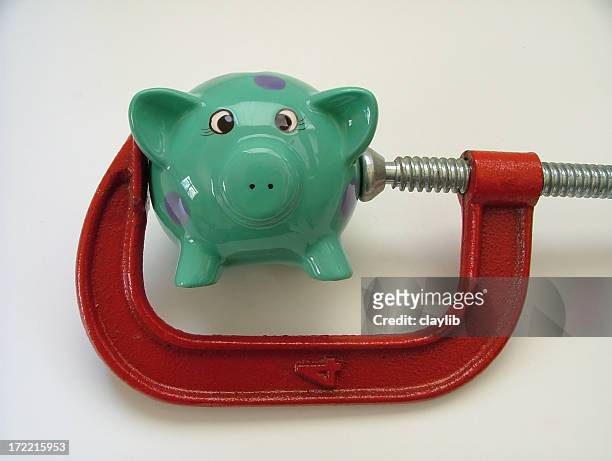 mortgage belt - money borrow stockfoto's en -beelden