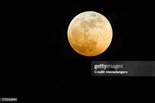 red moon - harvest moon stock pictures, royalty-free photos & images