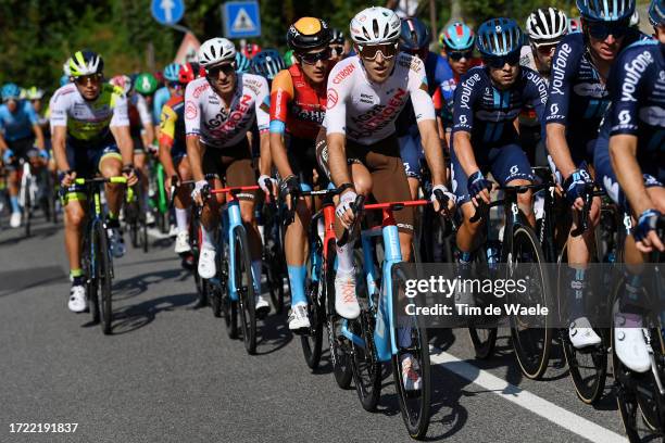 Clement Berthet of France and Ag2R Citroen Team competes during the 117th Il Lombardia 2023 a 238km one day race from Como to Bergamo / #UCIWT / on...