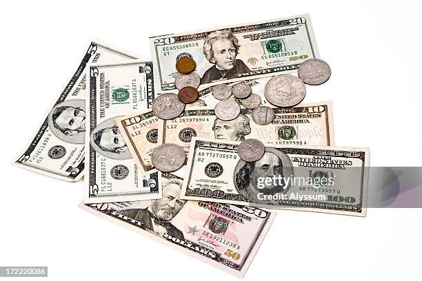 american stash - five dollar bill stock pictures, royalty-free photos & images