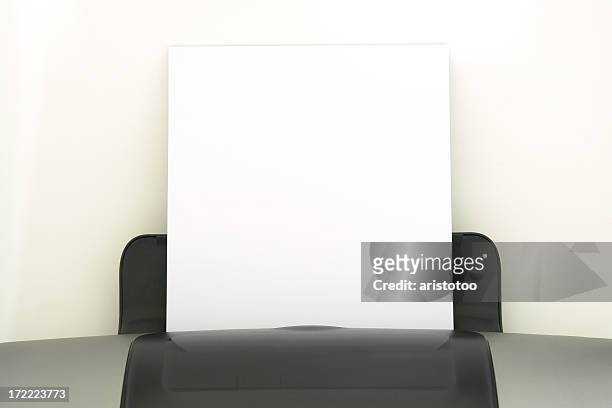 blank paper - printers stock pictures, royalty-free photos & images