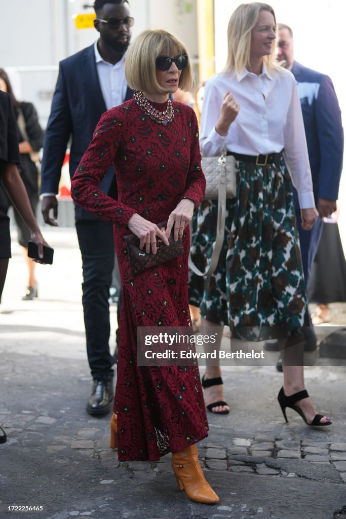 Street Style - Paris Fashion Week - Womenswear Spring/Summer 2024 - Day Eight