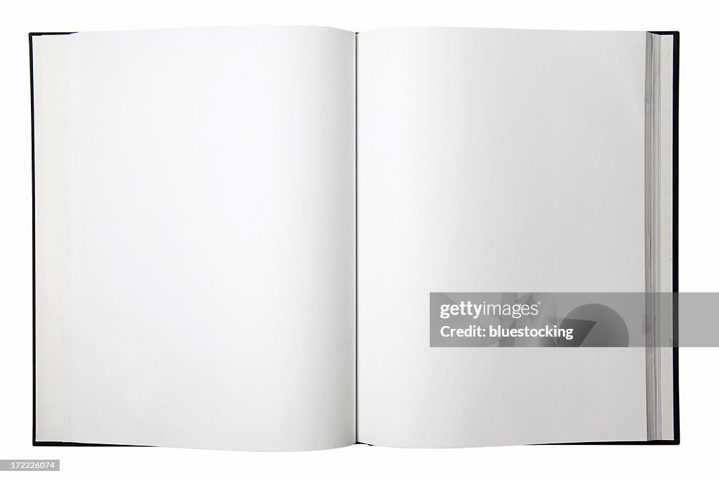 Libro abierto blanco