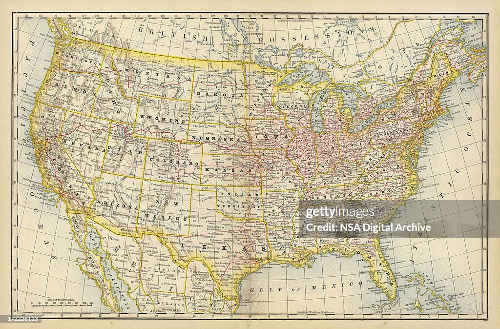 Antiguo Mapa de América