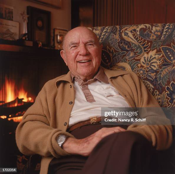 Hal Ritch Portrait of American film producer Hal Roach laughing, 1992. News Photo ...