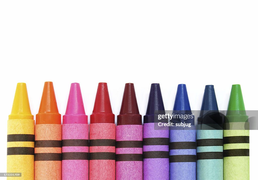 Crayons multicolores