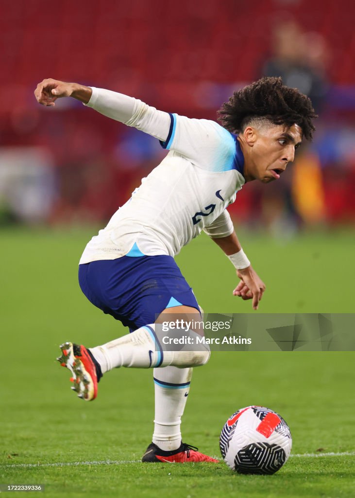 England Rico Rico Lewis of England during the UEFA U21 EURO Qualifier between ...