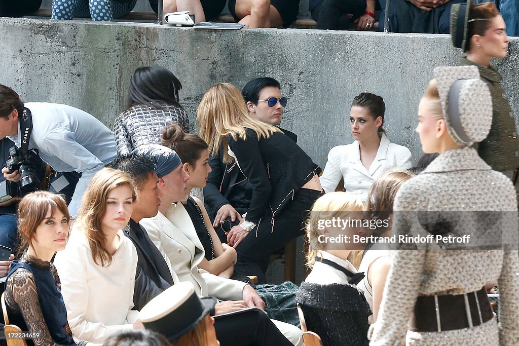 Chanel: Front Row - Paris Fashion Week Haute-Couture F/W 2013-2014