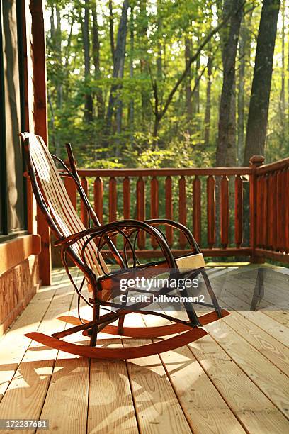 rocking chair - rocking chair stockfoto's en -beelden