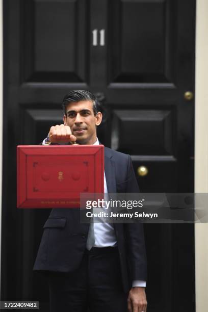 Rishi Sunak Outside No11 Downing Street Today Before Announcing His Budget In The Commons. .The Chancellor Unveiled His Vision For Post-Pandemic...