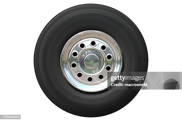 wheel (isolated) - hubcap stock pictures, royalty-free photos & images