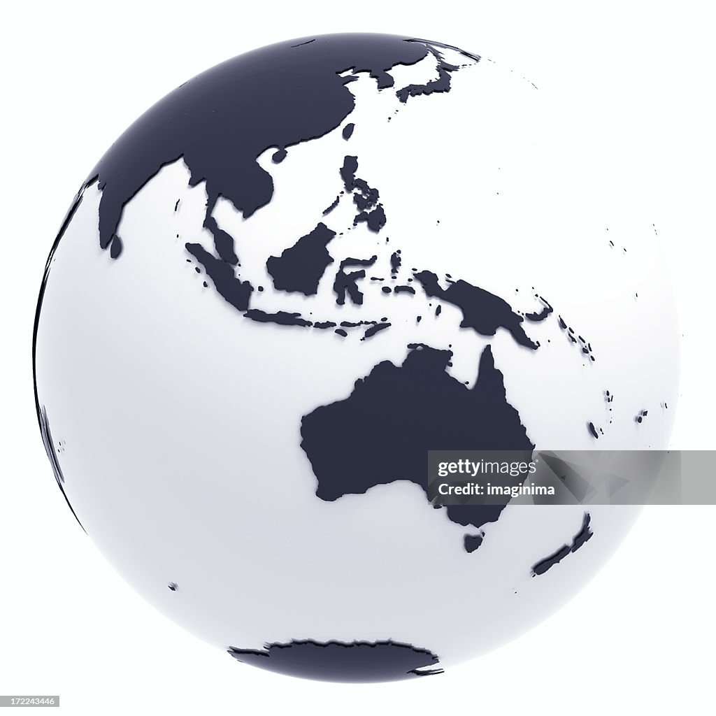 Globo serie: Silver II-Oceania (con Clipping Path