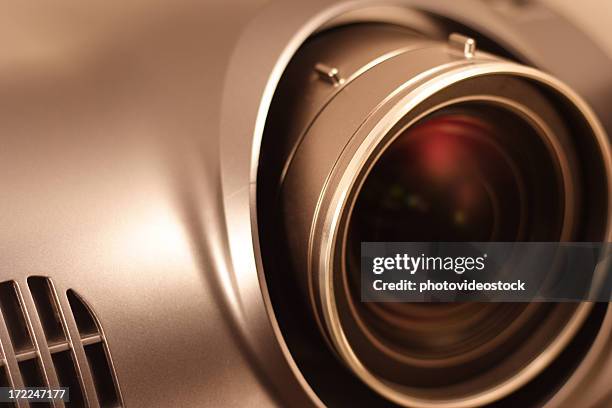 full hd projector lens - powerpoint slide stock pictures, royalty-free photos & images