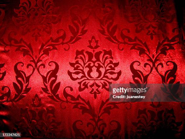 red fleur-de-lis cloth background - royalty stock pictures, royalty-free photos & images