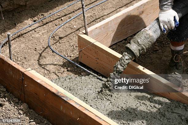 construction - cement - empty driveway stock pictures, royalty-free photos & images