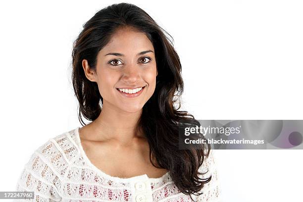 sourire - cheveux longs photos et images de collection